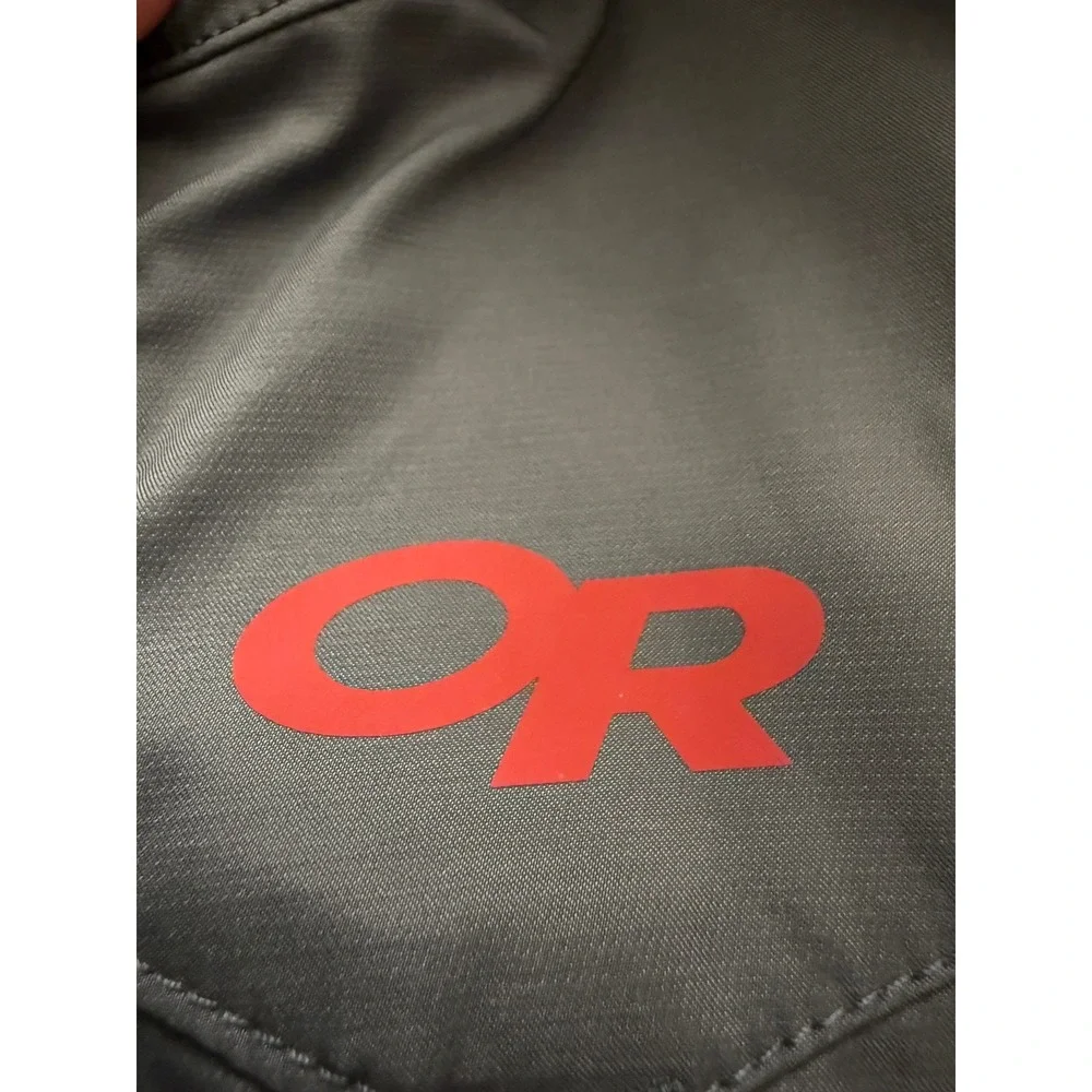 Outdoor Research Mens Softshell Hooded San Juan Jacket Grey Black Full Zip M